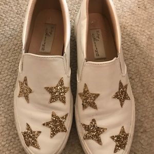 Vintage Havana gold star slip in sneaker
